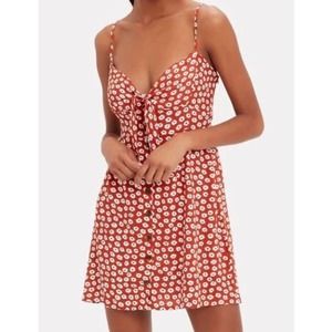 Faithfull The Brand Rodeo Floral Daisy Mini Dress